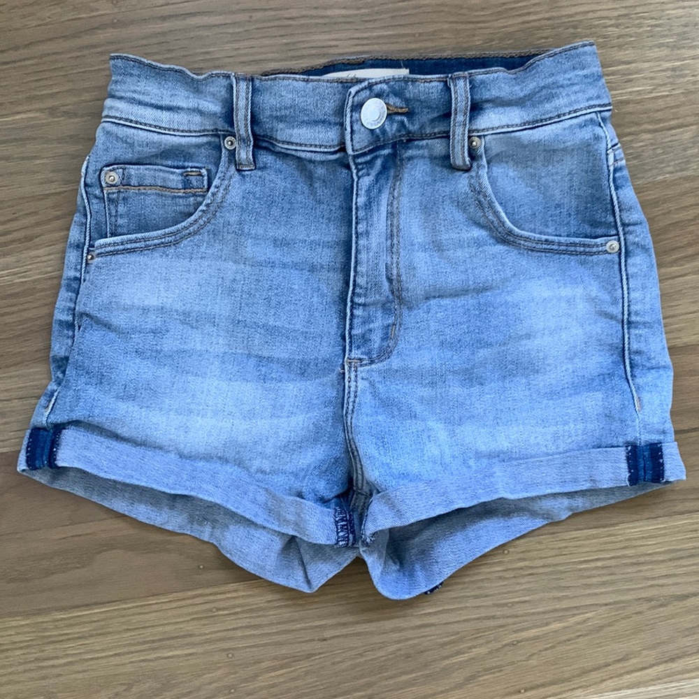 Garage Ultra High Waisted Denim Shorts
